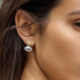 Reflection Topaz Earring - Earring - 925 sterling silver