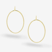 Classic Oval - Creolen - 18k vergoldet